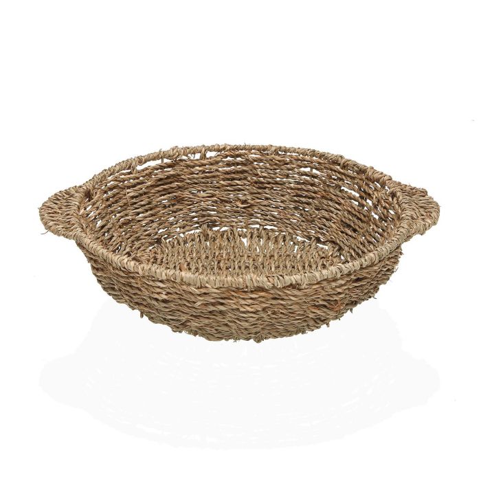 Cesta Ovalada Con Asas Versa 29x29x8 cm - Jacinto de Agua (2 Unidades)