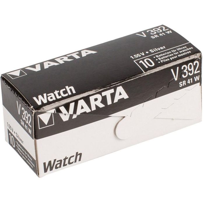 Varta Pila Botón Silver SR41 - V392 1,55V Ø7,9x3,6mm Blister 1 Unidad 1 Varta Pila Botón Silver SR41 - V392 1,55V Ø7,9x3,6mm Blister 1 Unidad 1