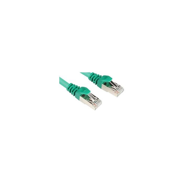 SHARKOON Cable de Red RJ45 CAT.6 SFTP 1.5m Verde