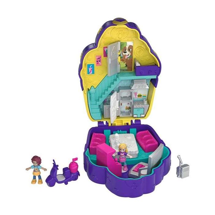 Polly Pocket HRD35 Caja Compacta Mini Muñeca, Temática Oso Fresa 0 Polly Pocket HRD35 Caja Compacta Mini Muñeca, Temática Oso Fresa 0