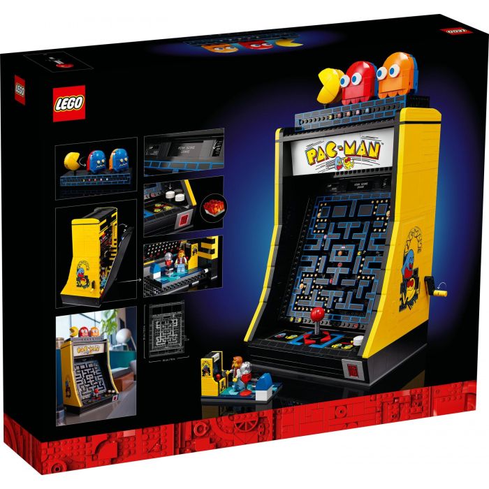 LEGO 10323 Icons PAC-MAN Juego Arcade, Maqueta para Construir para Adultos, Máquina de Juego con Personajes 8