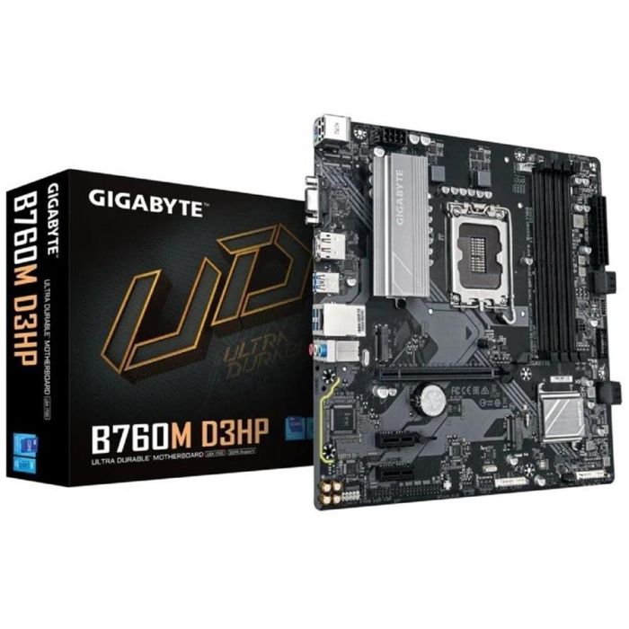 Placa Base Gigabyte B760M D3HP Socket 1700/ Micro ATX Placa Base Gigabyte B760M D3HP Socket 1700/ Micro ATX