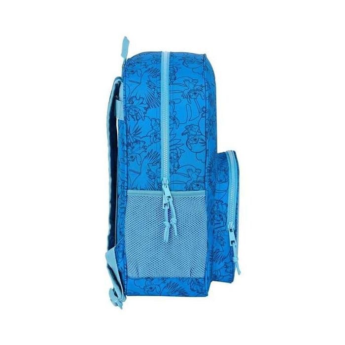 Mochila Escolar Stitch Azul 33 x 42 x 14 cm 5 Mochila Escolar Stitch Azul 33 x 42 x 14 cm 5