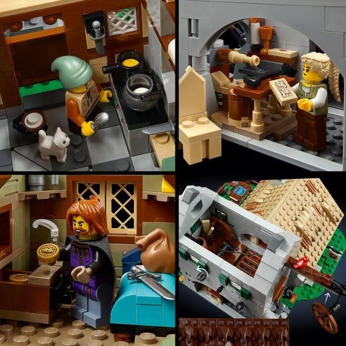 LEGO Icons 10332 Plaza de la Ciudad Medieval - Decoración del hogar para adultos 3 LEGO Icons 10332 Plaza de la Ciudad Medieval - Decoración del hogar para adultos 3