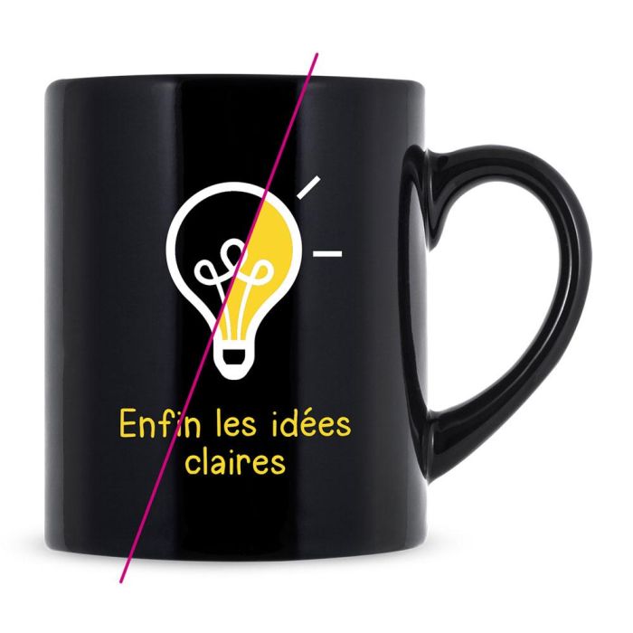 The Concept Factory Mug Cambio Color Con Calor Wifi, Bombilla, Pila 6