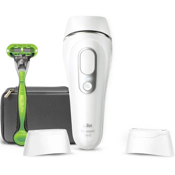 Braun Depiladora de Luz Pulsada IPL PL5145 Blanco, Verde y Negro