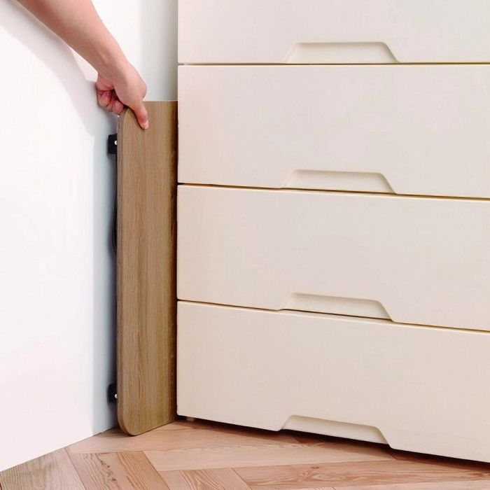 Bandeja de Cama Plegable Max Home Madera Acero Melamina 53 x 22 x 30 cm 2 Unidades 5