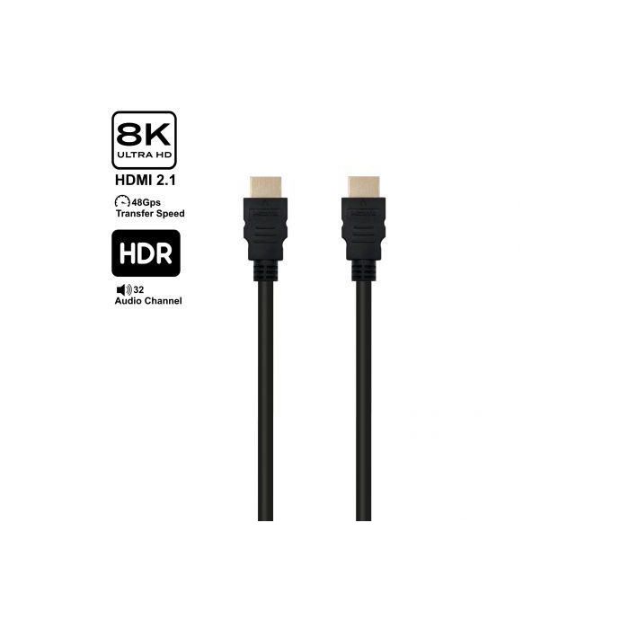 Ewent Cable HDMI 8K 8M Macho-Macho EC1324 - Ultra Alta Velocidad, 4K 120Hz, HDR, Ethernet, Chapado en Oro 2 Ewent Cable HDMI 8K 8M Macho-Macho EC1324 - Ultra Alta Velocidad, 4K 120Hz, HDR, Ethernet, Chapado en Oro 2