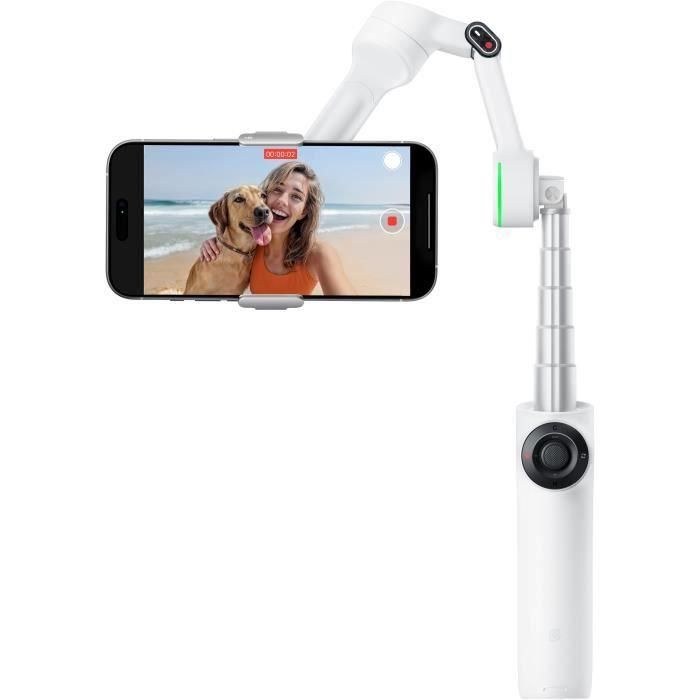 Insta360 INS1737682096888 Estabilizador Plegable de 3 Ejes para Cámara de Móvil Insta360 Flow 2 Pro Blanco 4 Insta360 INS1737682096888 Estabilizador Plegable de 3 Ejes para Cámara de Móvil Insta360 Flow 2 Pro Blanco 4