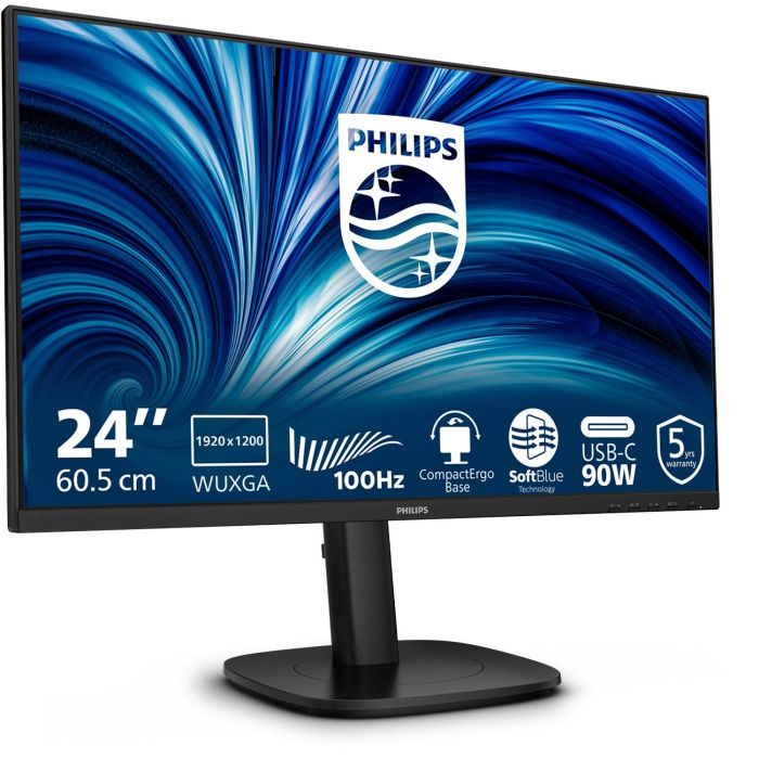 Philips 24B2U3301D - 24 Zoll Full HD, (1920x1080, 120 Hz, 1x HDMI 1.4, 1. DP 1.4, 1x DP schwarz 1 Philips 24B2U3301D - 24 Zoll Full HD, (1920x1080, 120 Hz, 1x HDMI 1.4, 1. DP 1.4, 1x DP schwarz 1