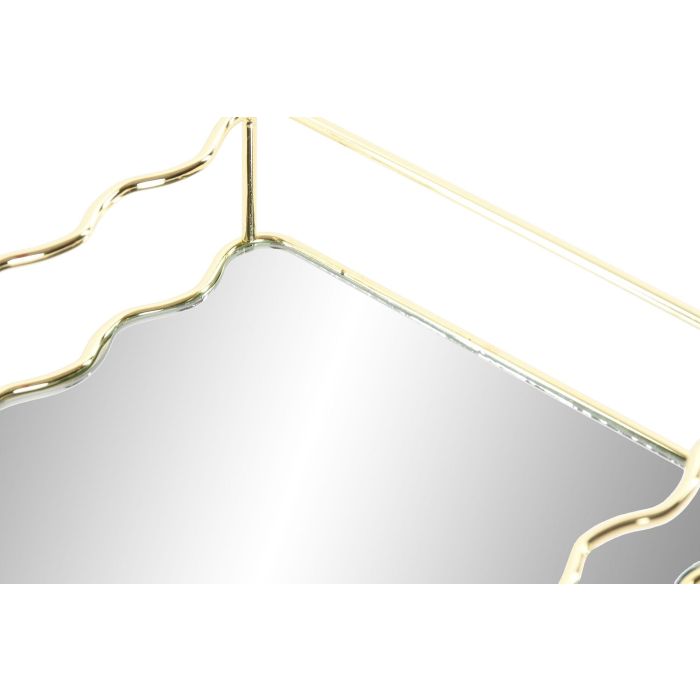Bandeja Glam DKD Home Decor Dorado 18 x 5 x 30 cm 2 Bandeja Glam DKD Home Decor Dorado 18 x 5 x 30 cm 2