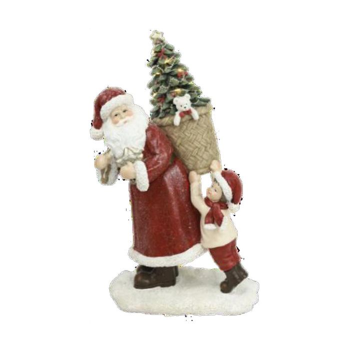 Figura Navidad Fantasia DKD Home Decor 9 x 19 x 12 cm (2 Unidades) Figura Navidad Fantasia DKD Home Decor 9 x 19 x 12 cm (2 Unidades)