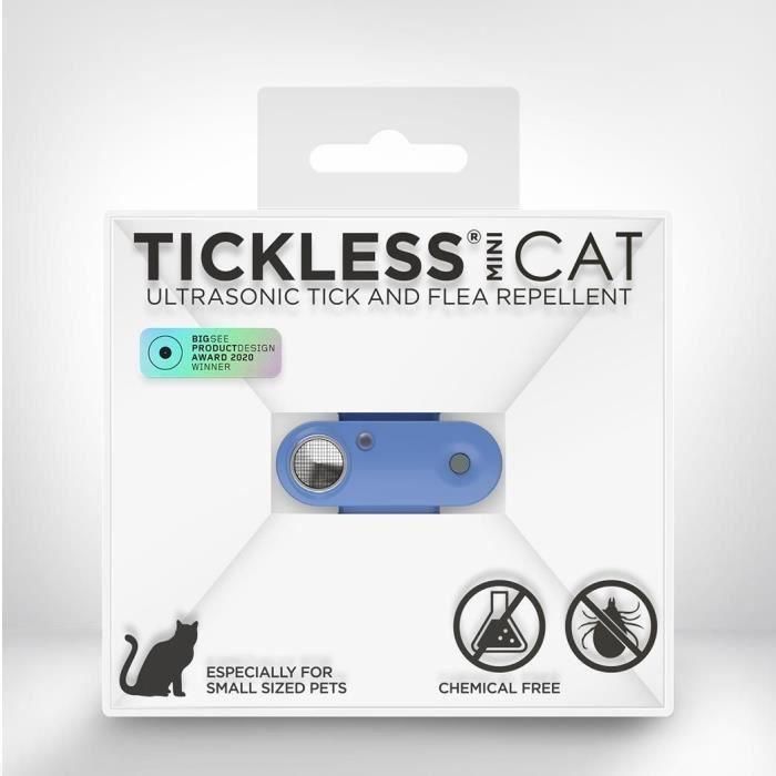 Repelente ultrasónico para gatos - TICKLESS MINI CAT - Protección contra pulgas y garrapatas - Azul Griego 4 Repelente ultrasónico para gatos - TICKLESS MINI CAT - Protección contra pulgas y garrapatas - Azul Griego 4