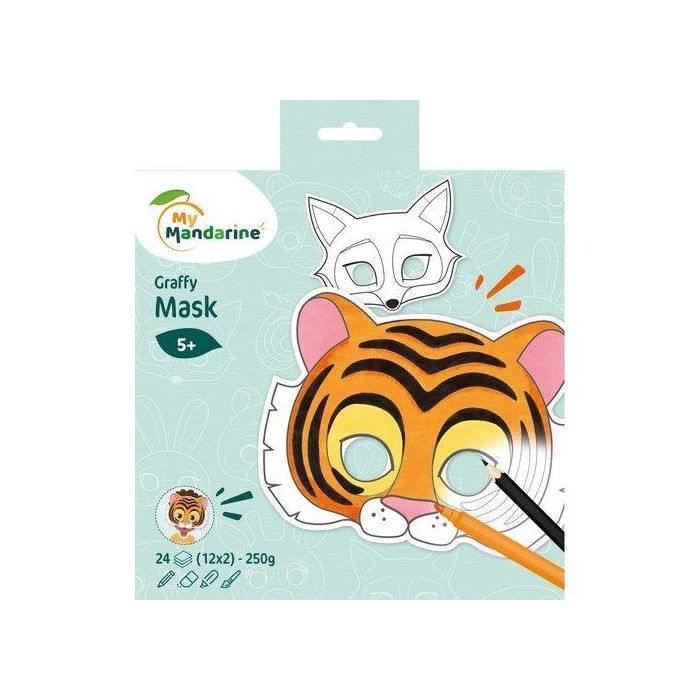Cuaderno De Mascaras Avenue Mandarine Graffy Animales 250G (+5 Años)