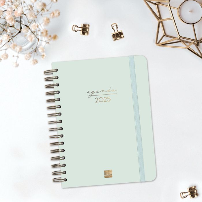 Agenda 2025 Trendy Alma E10 155X212Mm Dia Pagina Menta Finocam 762040325 1