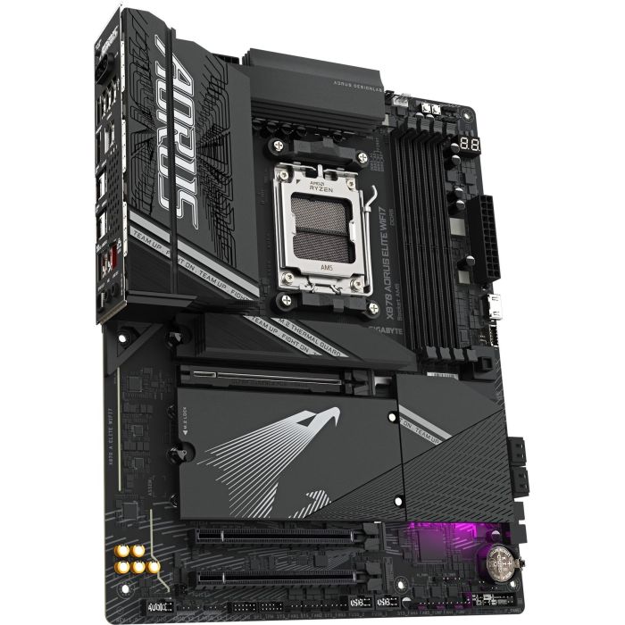 GIGABYTE X870 A ELITE WIFI7 (9MX87EL7-00-10) Placa base AMD Ryzen 9000 DDR5 8000MHz Wi-Fi 7 LAN 2.5GbE VRM 16+2+2 2 GIGABYTE X870 A ELITE WIFI7 (9MX87EL7-00-10) Placa base AMD Ryzen 9000 DDR5 8000MHz Wi-Fi 7 LAN 2.5GbE VRM 16+2+2 2