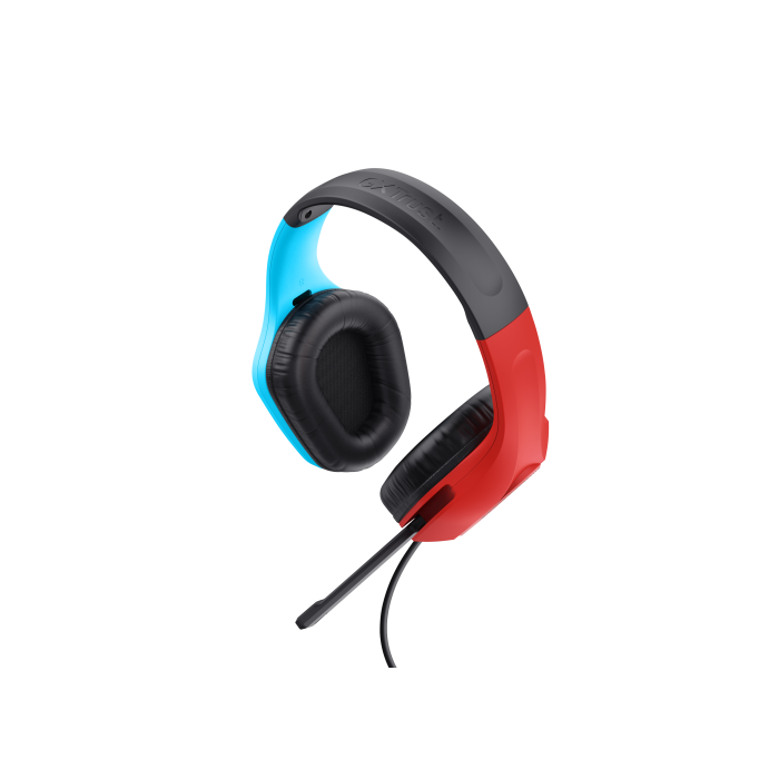 Trust Gaming GXT 416S Zirox Auriculares Gaming con Micrófono Jack 3.5 Azules y Rojos Multiplataforma PS5, PS4, Xbox, Switch, PC 3 Trust Gaming GXT 416S Zirox Auriculares Gaming con Micrófono Jack 3.5 Azules y Rojos Multiplataforma PS5, PS4, Xbox, Switch, PC 3
