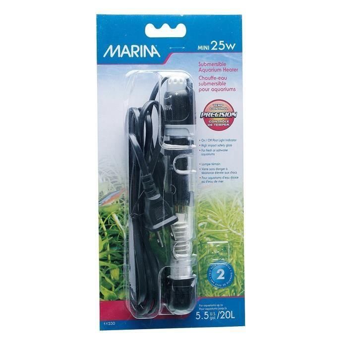 Calentador de acuario MARINA 25 W 1 Calentador de acuario MARINA 25 W 1