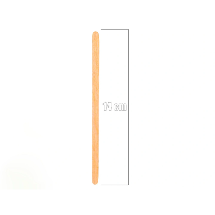 Paletina agitadora de madera 14 cm con funda individual, bolsa de 1000 unidades 2