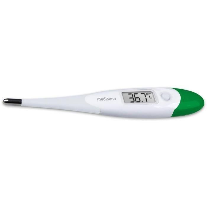 Medisana TM 700 Termómetro flexible digital, Oral, Axilar, Rectal, con Alarma sonora y resistente al agua. Dispositivo médico certificado. Medisana TM 700 Termómetro flexible digital, Oral, Axilar, Rectal, con Alarma sonora y resistente al agua. Dispositivo médico certificado.