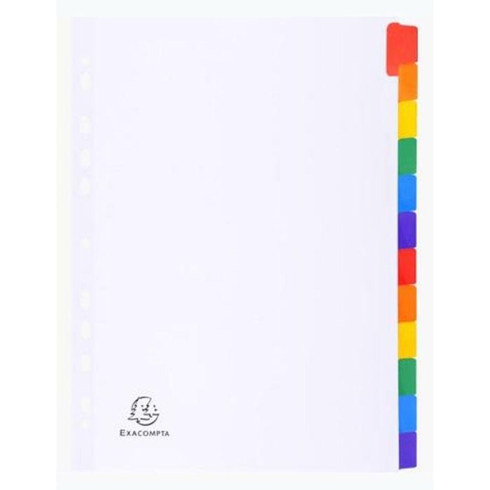 Separadores Exacompta Blanco A4 (20 Unidades)