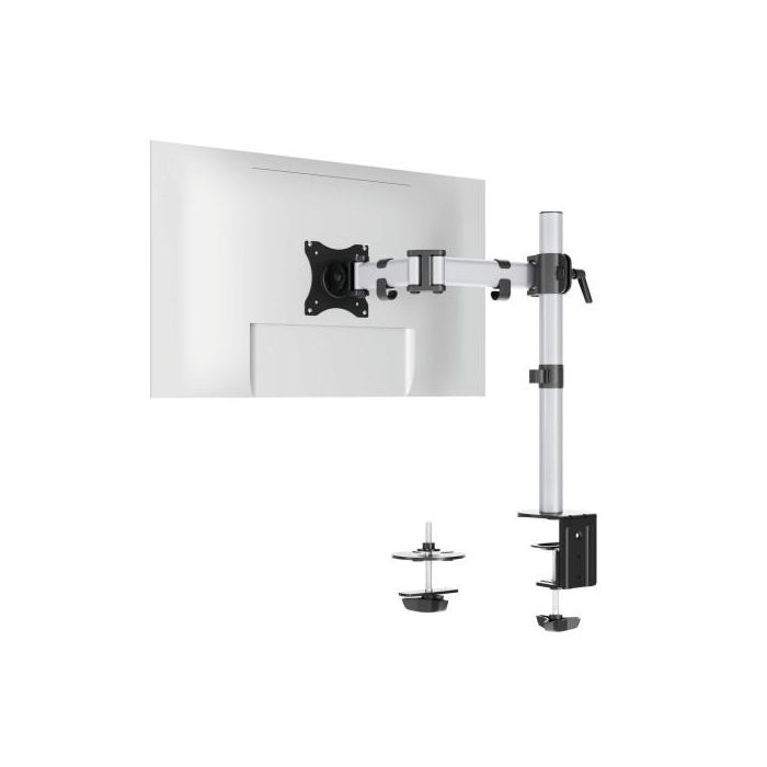 Durable Soporte y Brazo Articulado 509423 para 1 Pantalla hasta 27" y 8kg, Montaje Individual o Abrazadera de Mesa 1