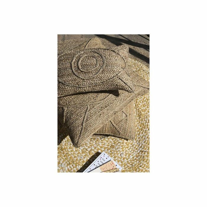 Alfombra DKD Home Decor Marrón Blanco Amarillo (200 x 200 x 1 cm) 1