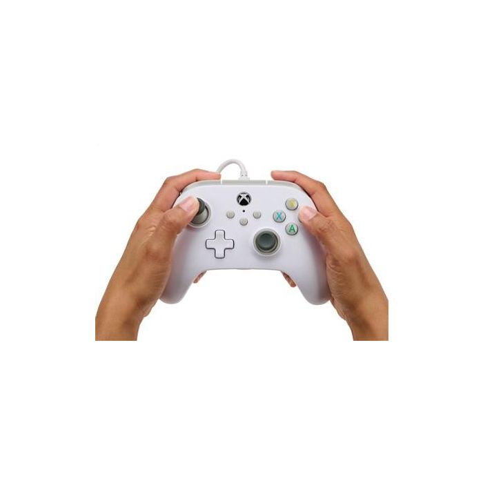 Power A 1519365-01 Mando con Cable para Xbox Series X/S y Xbox One, Blanco