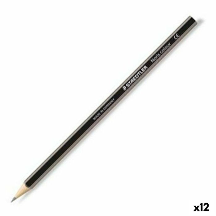 Lápices de colores Staedtler Noris Colour WOPEX Gris (12 Unidades)