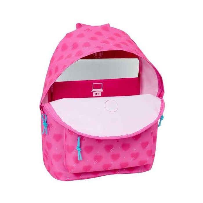 Mochila para portatil 14,1" barbie "corazones" 31x41x16 cm 2 Mochila para portatil 14,1" barbie "corazones" 31x41x16 cm 2