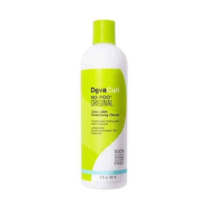 Deva Curl No-Poo Original Cleanse - Champú sin espuma 355ml para cuero cabelludo y pelo, con ingredientes limpios Deva Curl No-Poo Original Cleanse - Champú sin espuma 355ml para cuero cabelludo y pelo, con ingredientes limpios