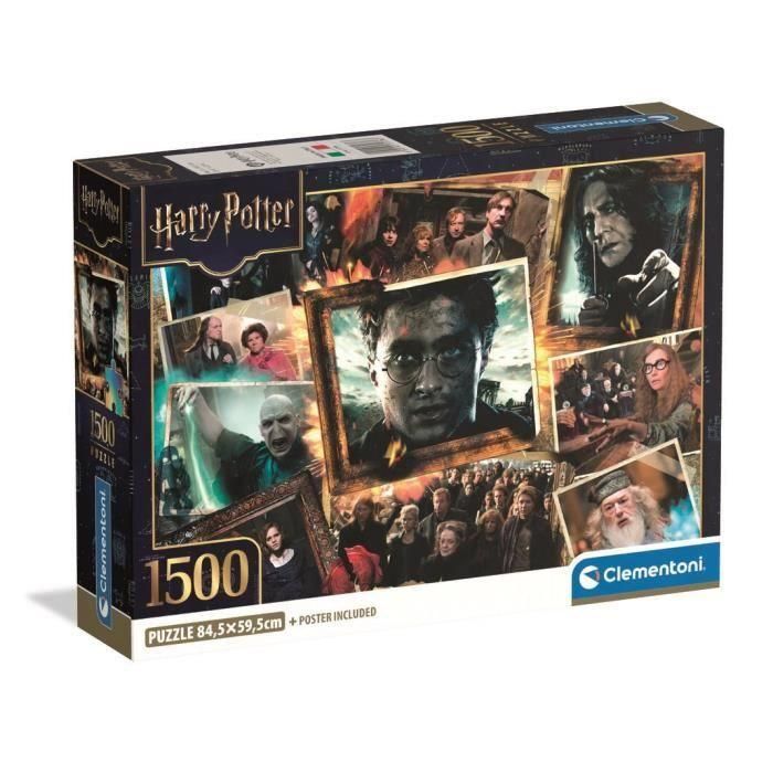 CLEMENTONI - Compacto 1500 piezas - Harry Potter CLEMENTONI - Compacto 1500 piezas - Harry Potter