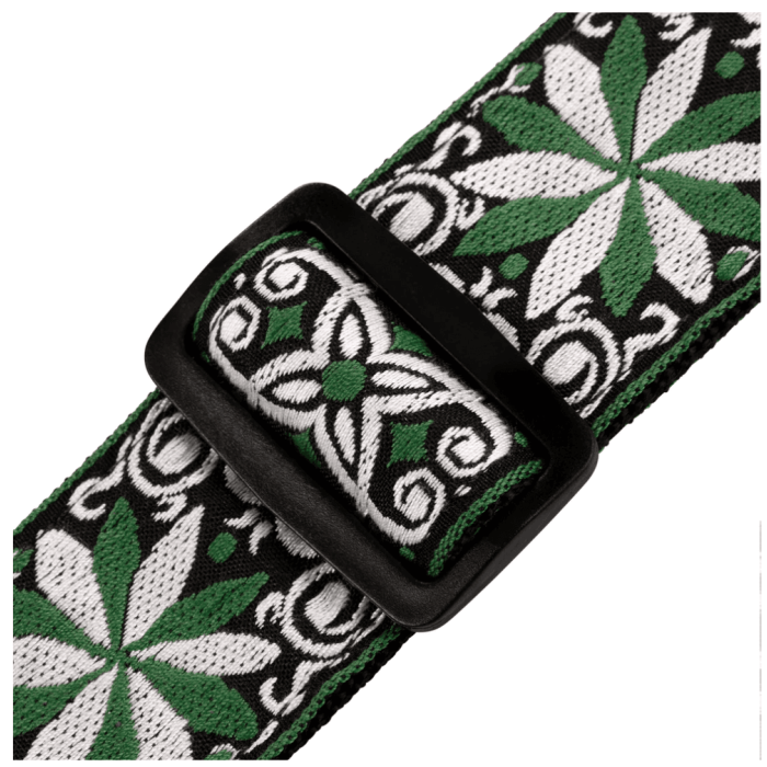 Correa Levy'S Hootenanny Series Poly Jacquard 2" - Floral Verde Y Blanco Levys 1