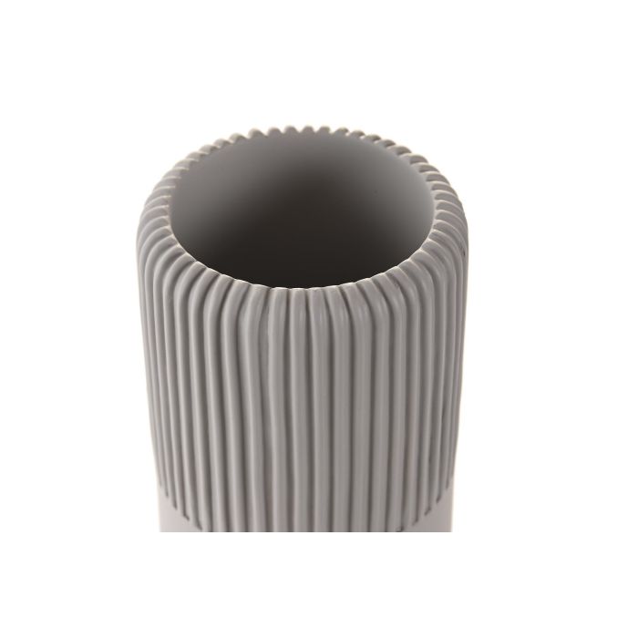 DKD Home Decor Vaso Scandi de Cemento Gris 7x11x7 cm 2 DKD Home Decor Vaso Scandi de Cemento Gris 7x11x7 cm 2