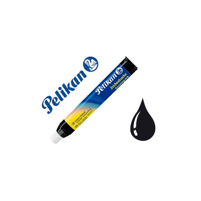 Tinta China Pelikan Negro Cargador 9 mL Blister De 1 Unidad