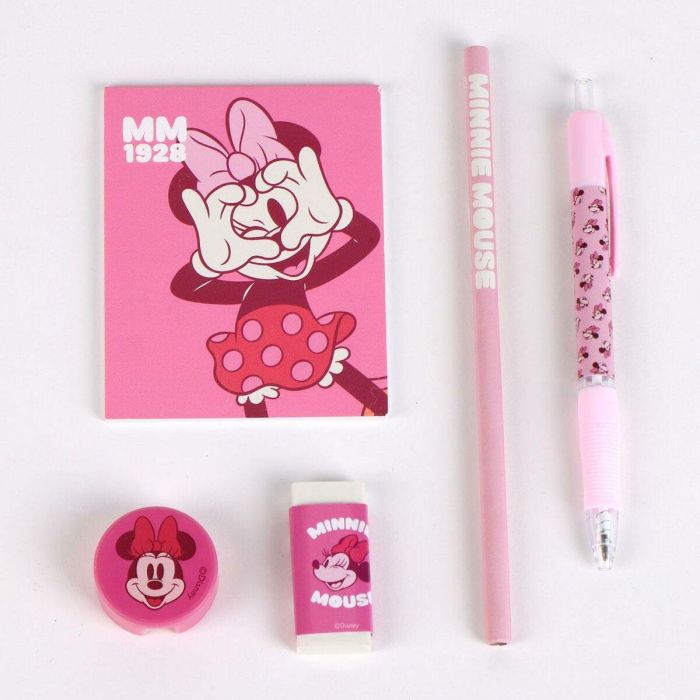 Estuche Escolar con Accesorios Minnie Mouse Rojo 6 Piezas 15 Estuche Escolar con Accesorios Minnie Mouse Rojo 6 Piezas 15