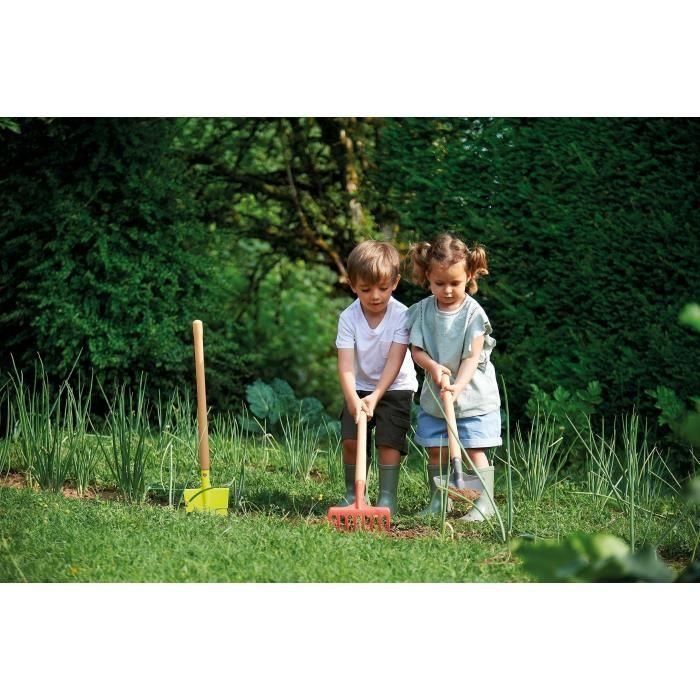Red de 3 herramientas de jardín grandes - ECOIFFIER - 4338 - Preparemos la tierra - 70 cm 1 Red de 3 herramientas de jardín grandes - ECOIFFIER - 4338 - Preparemos la tierra - 70 cm 1