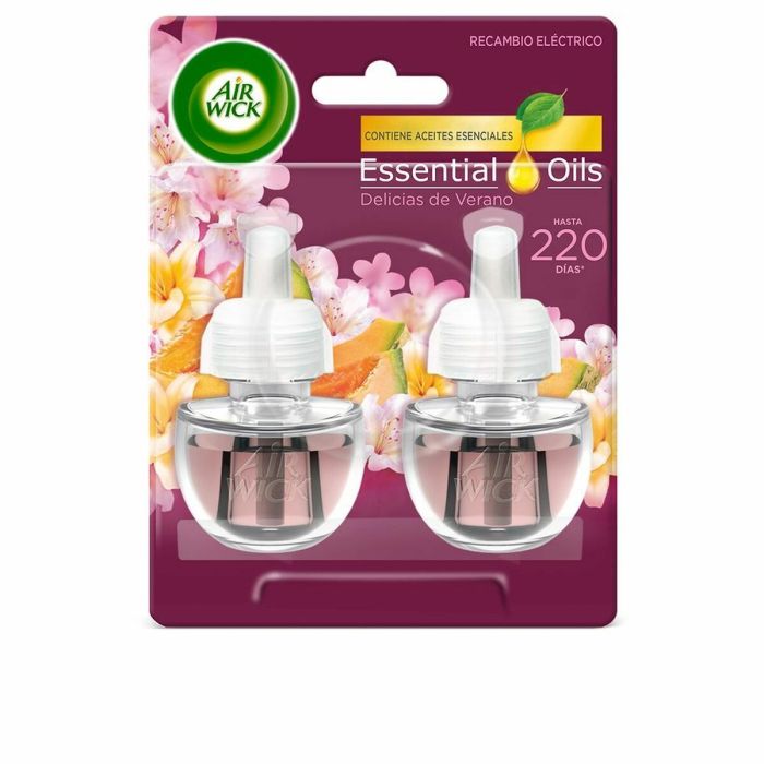 Recambio de Ambientador Eléctrico Air Wick Delicias de Verano (2 x 19 ml) Recambio de Ambientador Eléctrico Air Wick Delicias de Verano (2 x 19 ml)