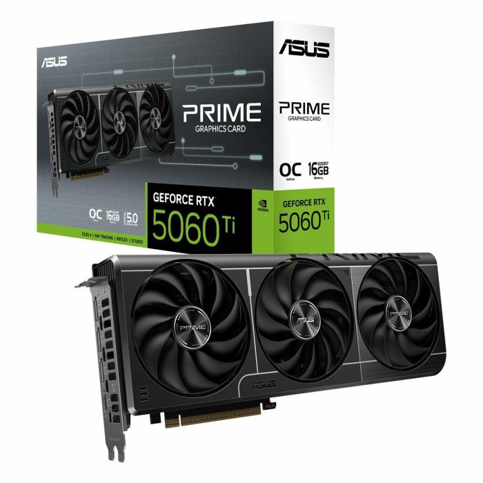 ASUS Prime -RTX5060TI-O16G NVIDIA GeForce RTX 5060 Ti 16 GB GDDR7 21 ASUS Prime -RTX5060TI-O16G NVIDIA GeForce RTX 5060 Ti 16 GB GDDR7 21