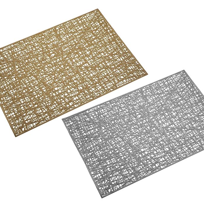 Salvamantel Plateado Versa 45CM (6 Unidades) 3 Salvamantel Plateado Versa 45CM (6 Unidades) 3