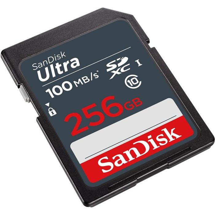 Sandisk Tarjeta de Memoria Ultra 256GB SDXC Clase 10 UHS-I 100 MB/s Resistente a Golpes Agua Temperatura y Rayos X 1