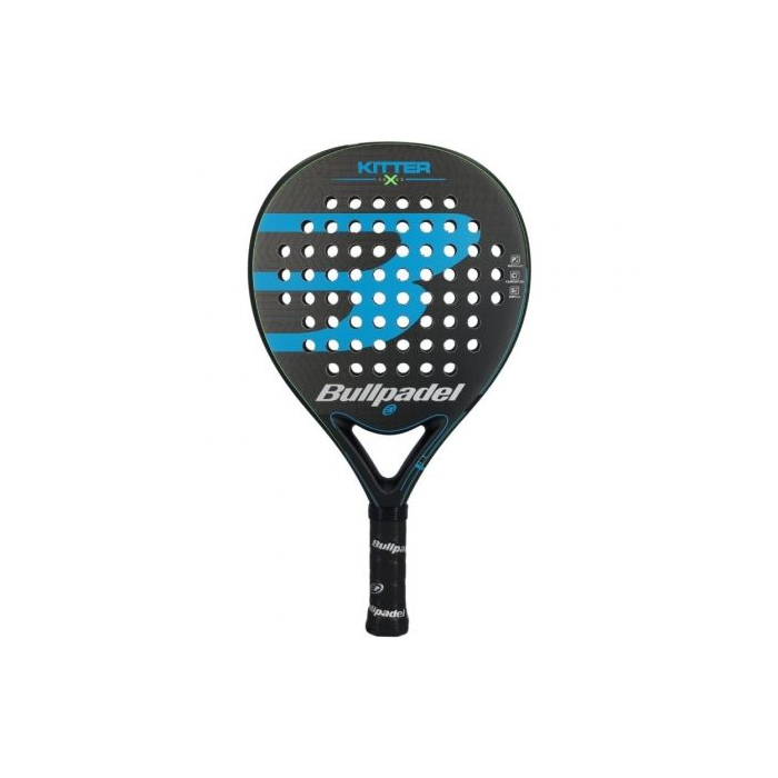 Pala de Pádel Bullpadel Kitter X Blue/ Negra y Azul Pala de Pádel Bullpadel Kitter X Blue/ Negra y Azul