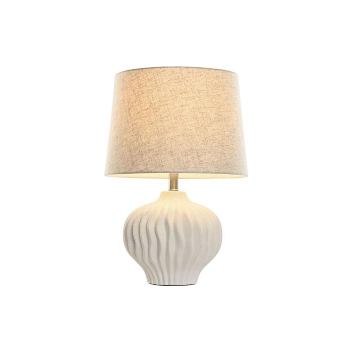 Lámpara de mesa Home ESPRIT Blanco Beige 50 W 220 V 4 Lámpara de mesa Home ESPRIT Blanco Beige 50 W 220 V 4