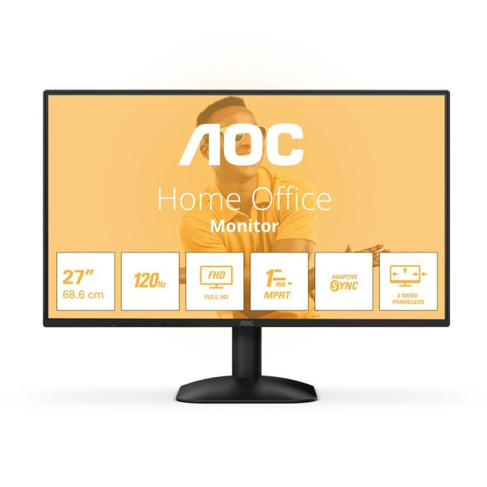 AOC 27B31H Monitor IPS Full HD de 27" (68.6cm) 1920x1080, 4ms, 120Hz, VGA+HDMI, Negro
