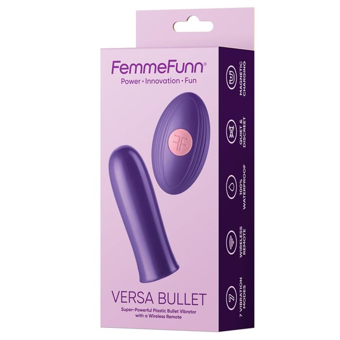 Bala Vibradora FemmeFunn Versa Bullet Morado 1 Bala Vibradora FemmeFunn Versa Bullet Morado 1