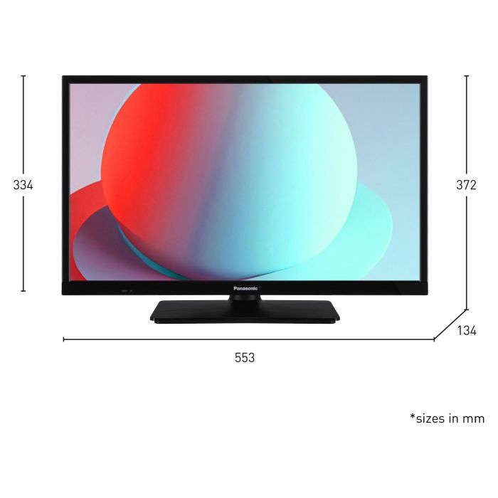 Panasonic TS-24N30AEZ Televisor HD de 24 Pulgadas Negro 1 Panasonic TS-24N30AEZ Televisor HD de 24 Pulgadas Negro 1