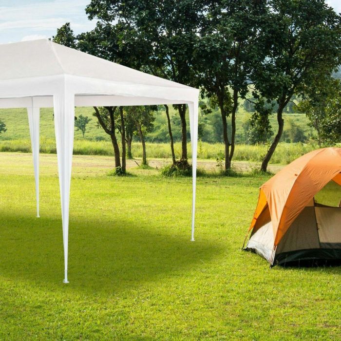 Cenador plastico aktive con tubo de acero 300x600xh255 cm 1 Cenador plastico aktive con tubo de acero 300x600xh255 cm 1