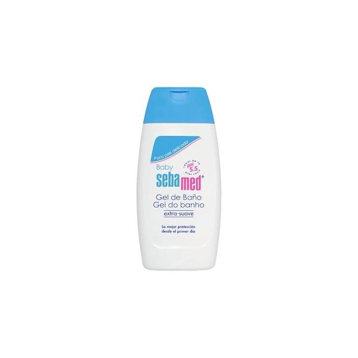 Sebamed Gel de Baño Extrasuave Bebé 200 ml - Piel Sensible, Sin Jabón y Agentes Alcalinos, Hidratante