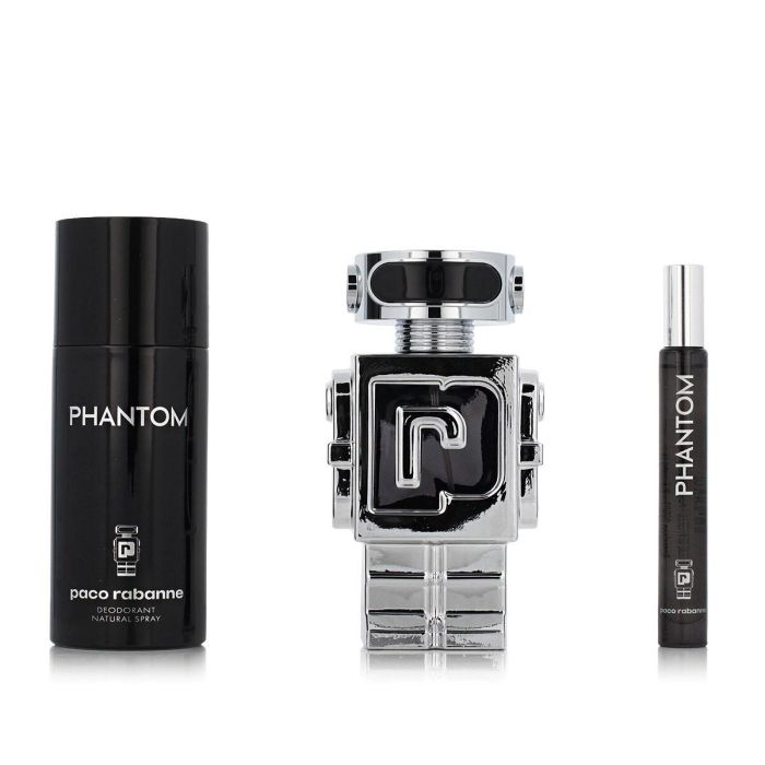 Set de Perfume Hombre Paco Rabanne EDT 3 Piezas 1