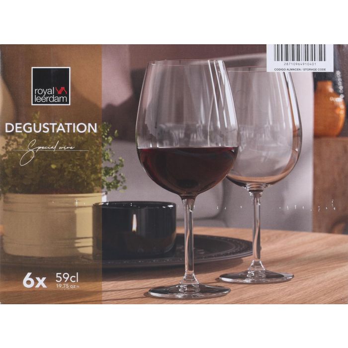 Royal Leerdam Set 6 Copas de Vino Degustation 59 cl 1